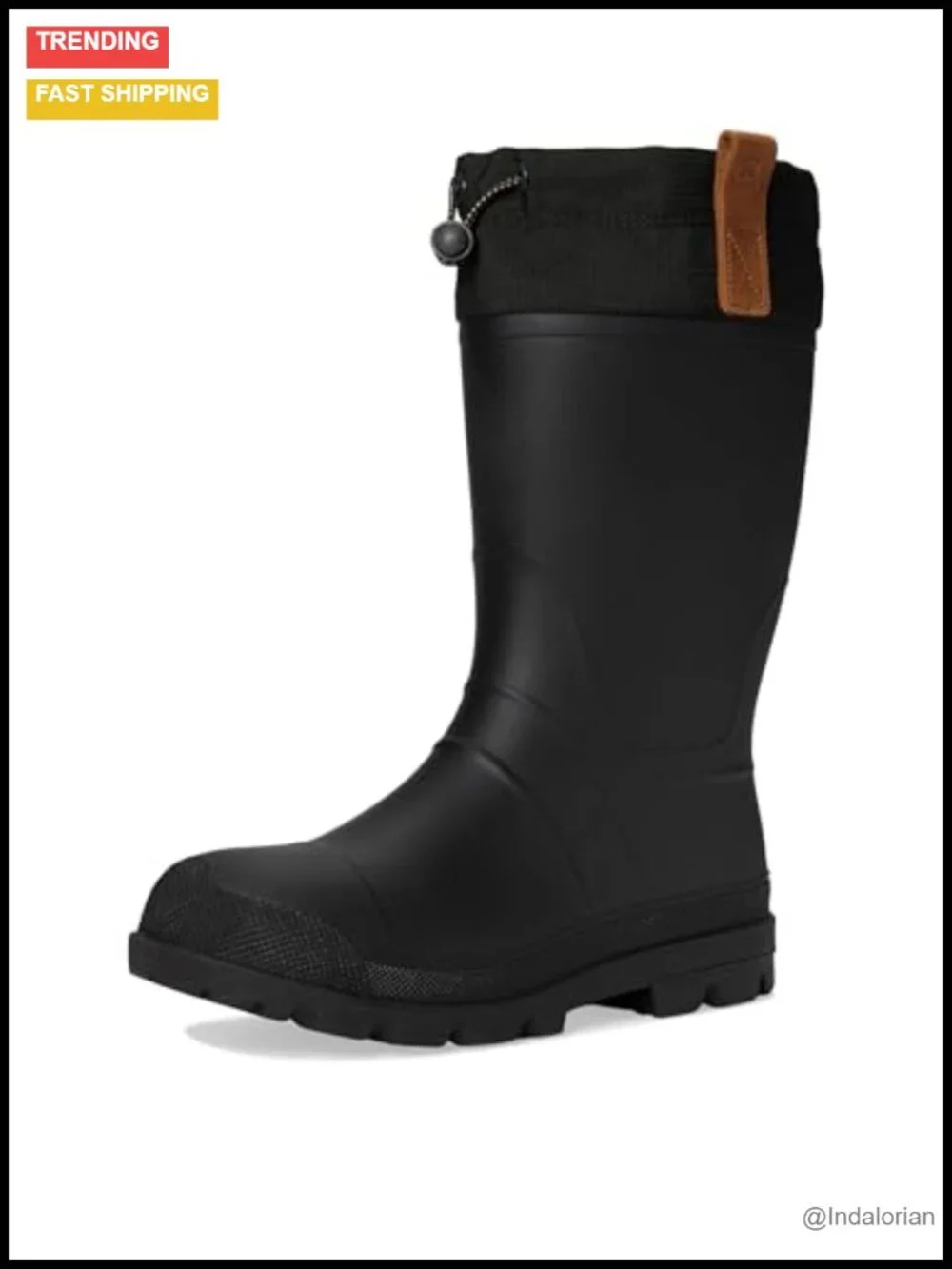 Waterproof Snow Boots for Women Calf High Lace Up
